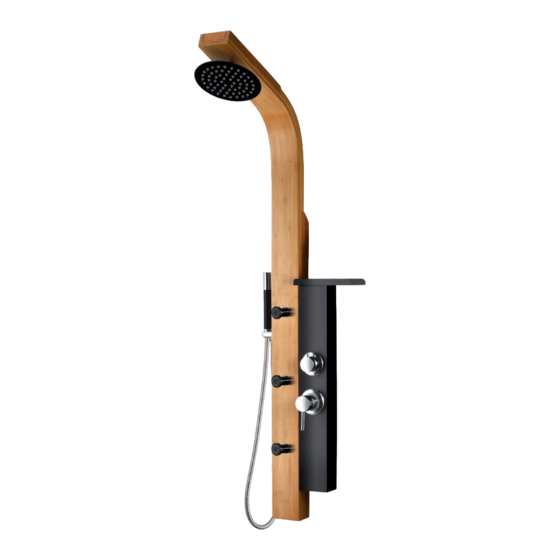 User Manuals: Akuaplus NAYA SPB 9332 Shower Panel
