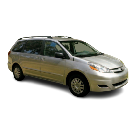 Toyota Sienna Quick Reference Manual