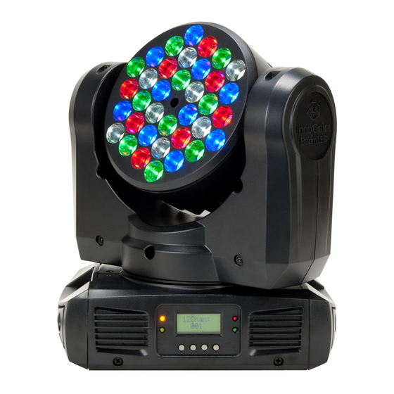 American DJ Inno Color Beam LED User Instructions