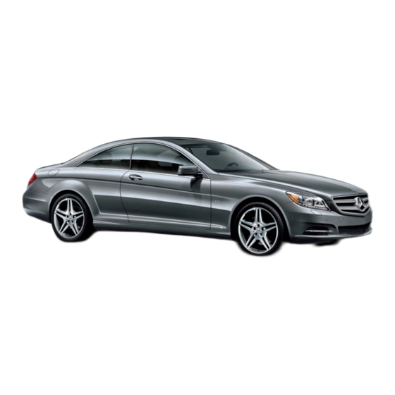 Mercedes-Benz 2013 CL Operator's Manual