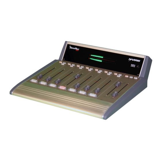Harris stereomixer digital 99-1395 Installation & Operation Manual