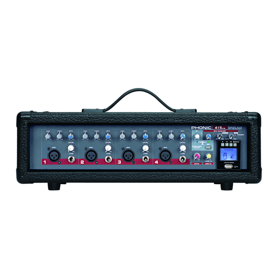 Phonic POWERPOD 415RW User Manual