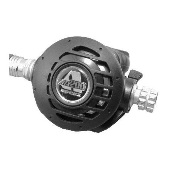 Apeks ATX Second Stage Technical Maintenance Manual