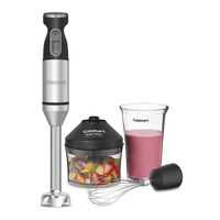 Cuisinart Smart Stick CSB-179 Instruction And Recipe Booklet