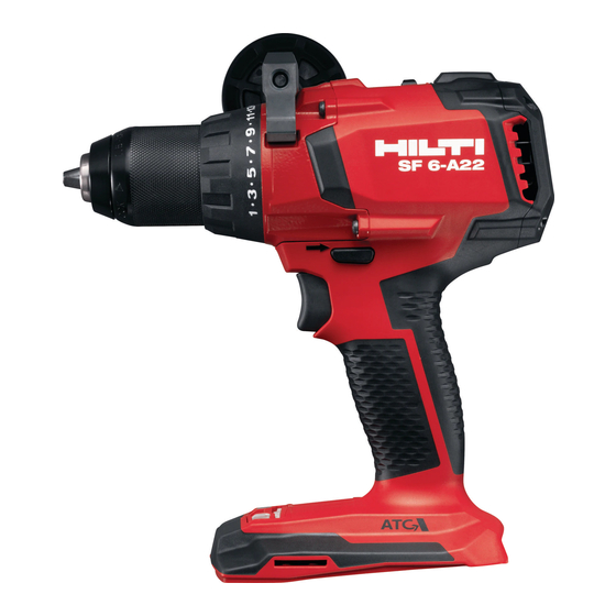 Hilti SF 6-A22 Manuals