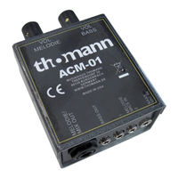 Thomann ACM-01 Quick Start Manual