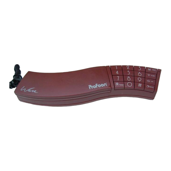 Profoon TX-525 User Manual