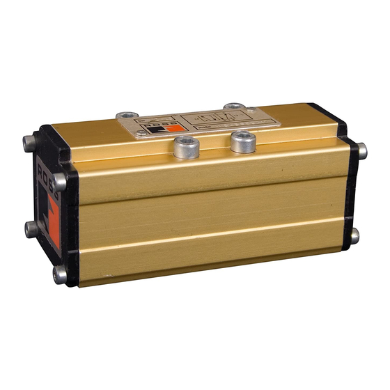 Ross W60 Series Quick Start Manual