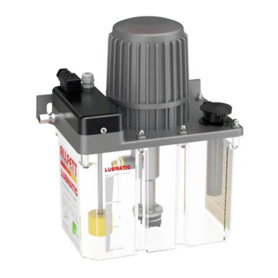 Allfett LUBMATIC Series Introduction And User Manual