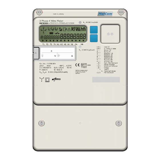Metcom Solutions MCS301 Product Manual