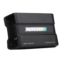 Autotek MM-1125.1D Quick Start Installation Manual