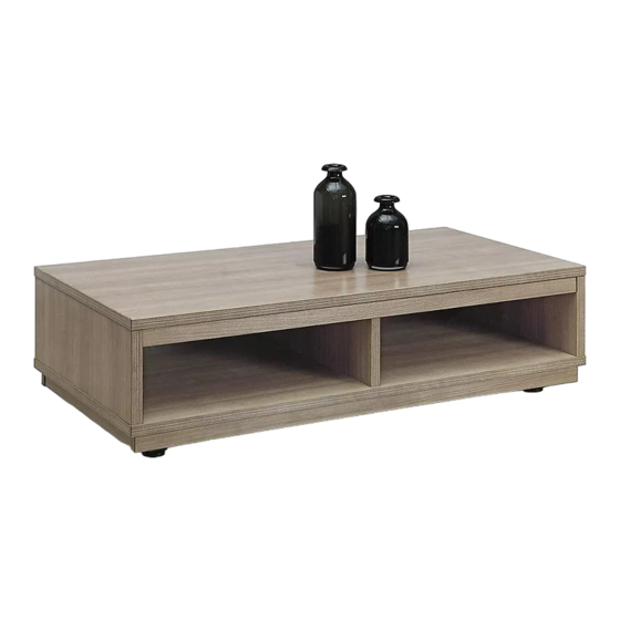 Forward Encounter - Storage Coffee Table Assembly Instructions