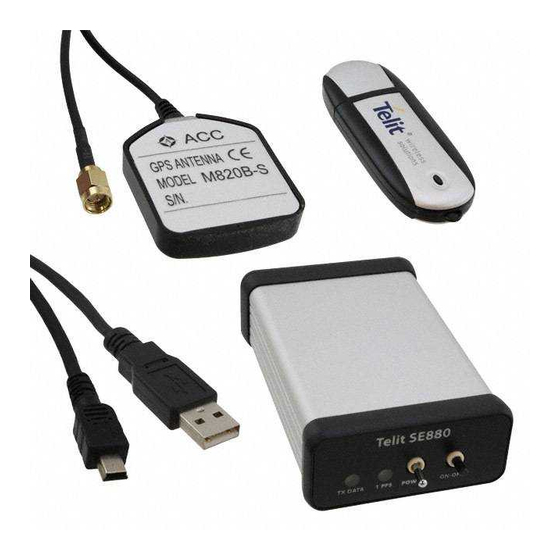 Telit Wireless Solutions SE880 User Manual