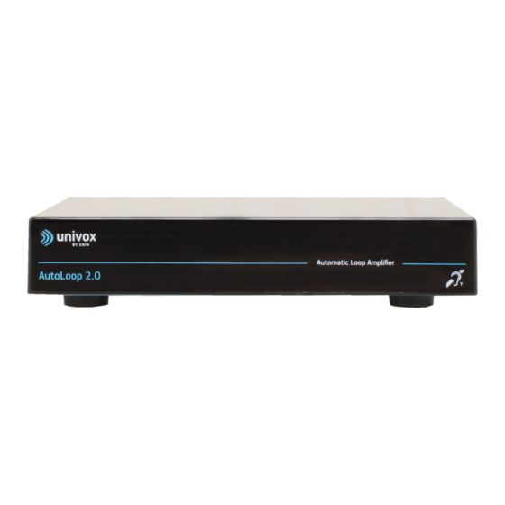 Univox AutoLoop 2.0 User Manual