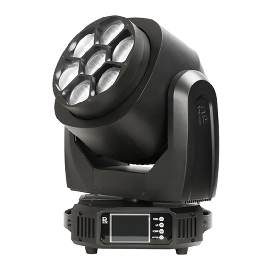 PR Lighting XLED 6007 Manual