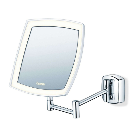 Beurer BS 89 Instructions For Use Manual