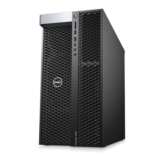 Dell Precision 7920 Tower Owner's Manual