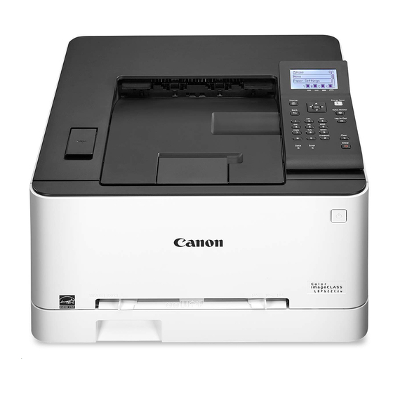Canon imageCLASS LBP622Cdw Getting Started