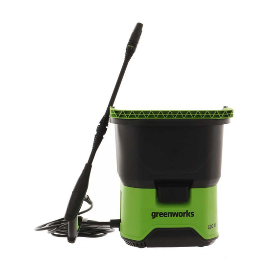 GreenWorks GDC40 Operator's Manual