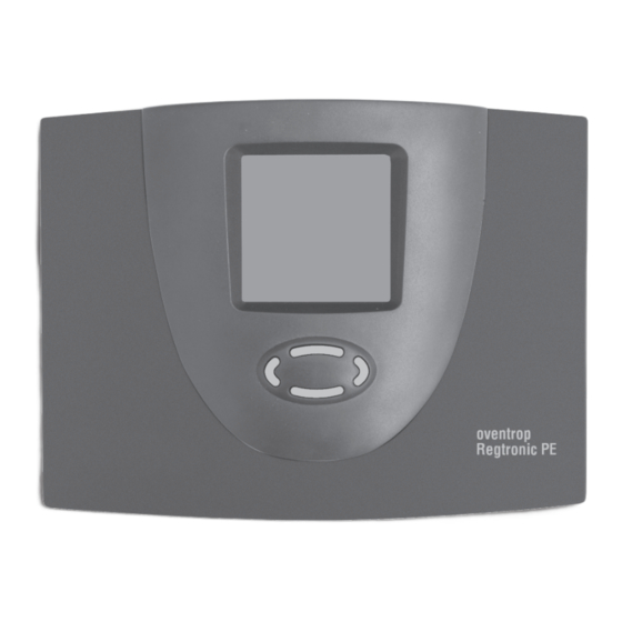 oventrop REGTRONIC PE Manuals