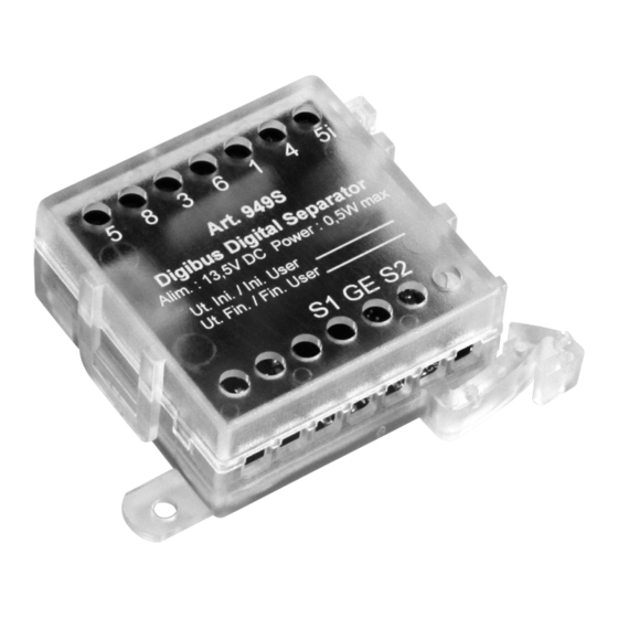Vimar ELVOX 949S Installer's Manual