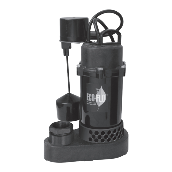 Eco-Flo SPP25W Owner's Manual