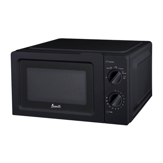 Avanti MM07K0W Instruction Manual