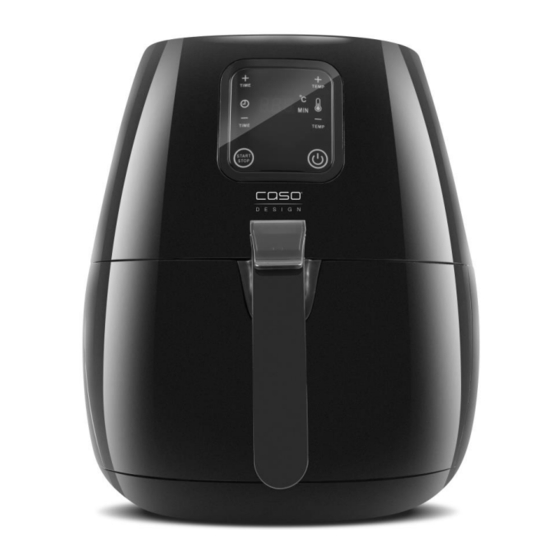 CASO DESIGN AF150 Hot Air Fryer Manuals
