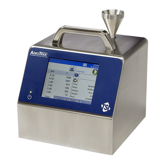 TSI Instruments AEROTRAK 9310 Quick Start Manual