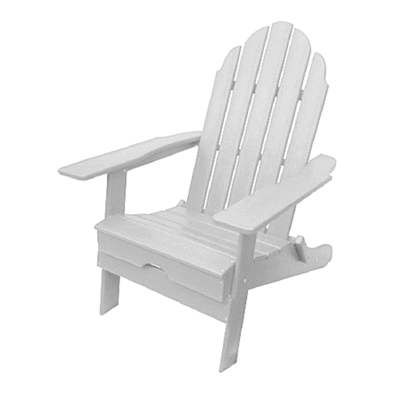 ResinTEAK FURNITURE FLDG-RSN Manual