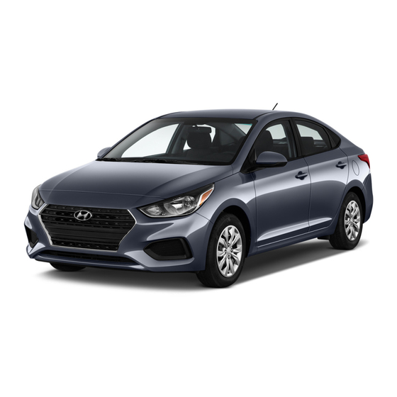 Hyundai ACCENT 2018 Getting Started