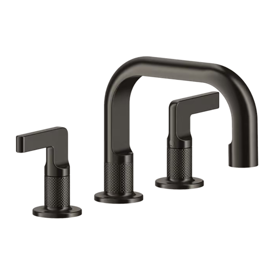 Gessi INCISO 58011 Manuals