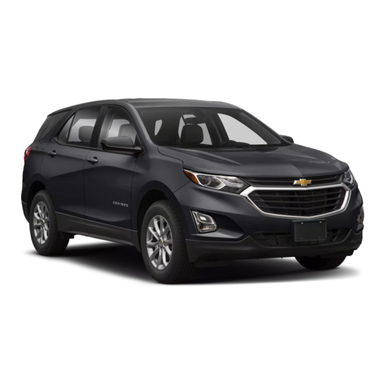 Chevrolet Equinox 2019 Owner's Manual