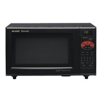 Sharp R-820BK - 0.9 Cubic Foot Convection Microwave User Manual
