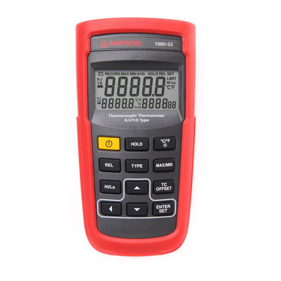 Amprobe TMD-52 Manuals