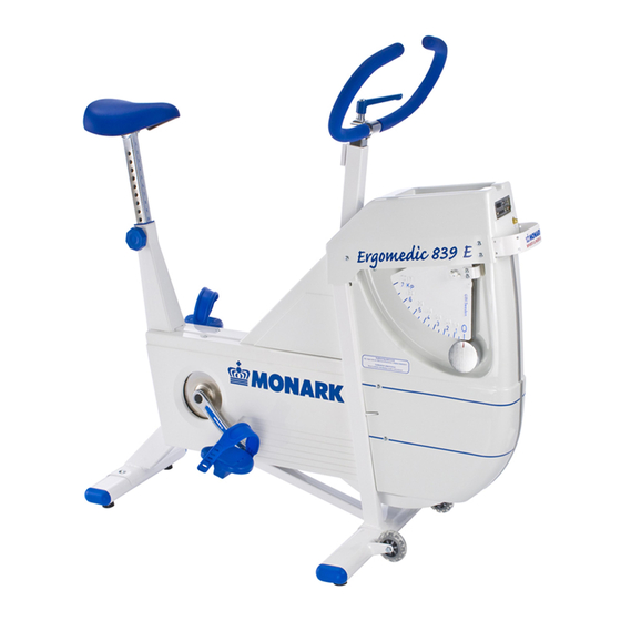 Monark Ergomedic 839 E Manual