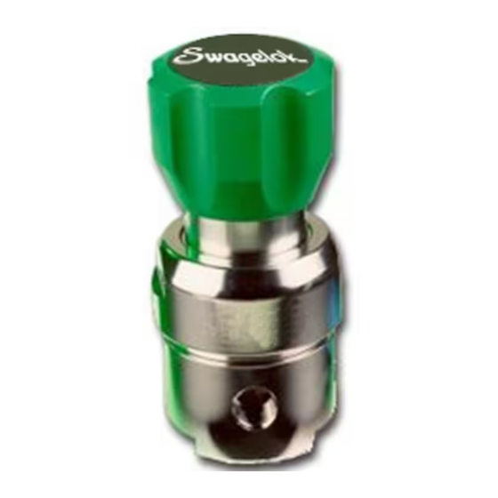 Swagelok KBP Series Maintenance Instructions
