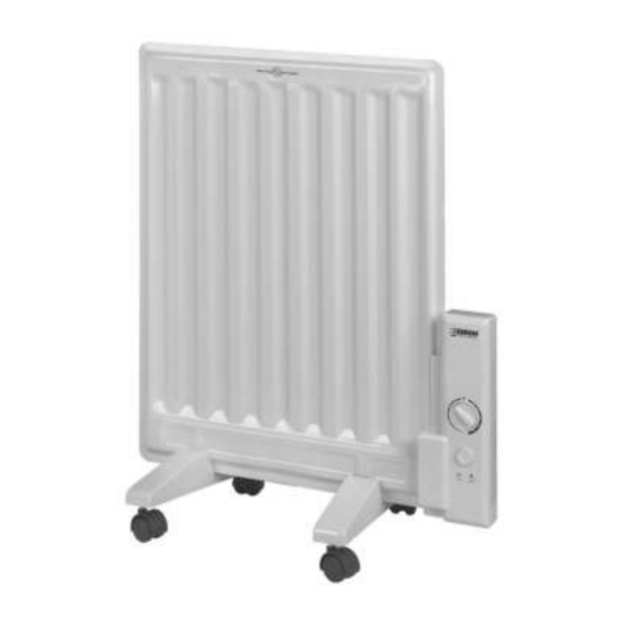 EUROM OIL PANEL HEATER  400 Instruction Booklet