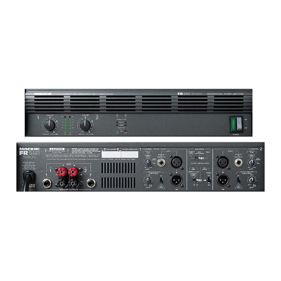 Mackie M1400 Service Manual