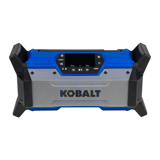 Kobalt KJR 124B-03 Manuals