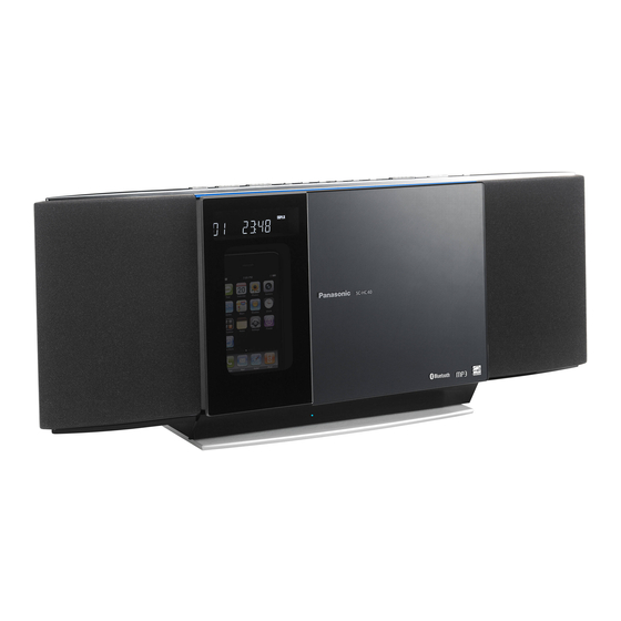 Panasonic SCHC40 - COMPACT STEREO SYSTEM Manuals