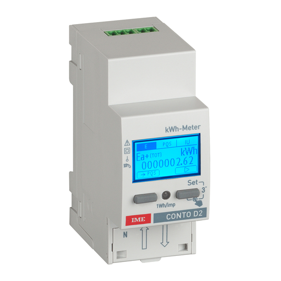LEGRAND IME CONTO D2-Pd Installation Manual