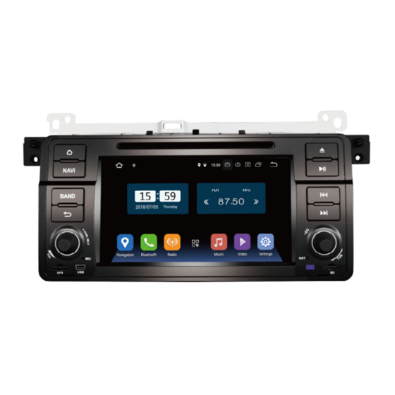 AMASE AUDIO BMW E46 7inch Android Installation Manual