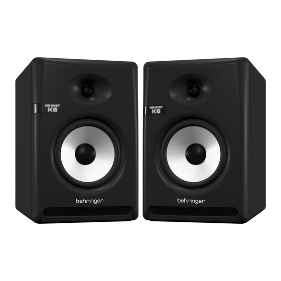 Behringer NEKKST K6 Quick Start Manual