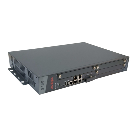 Avaya G430 Deploying And Upgrading