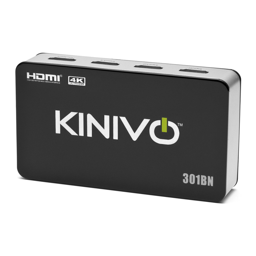 Kinivo 301BN Manual