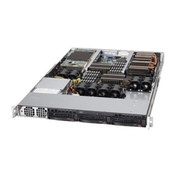 Supero SUPERSERVER 6016XT-TF User Manual