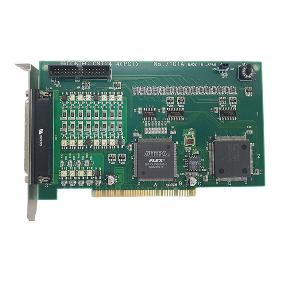 Contec CNT24-4 User Manual