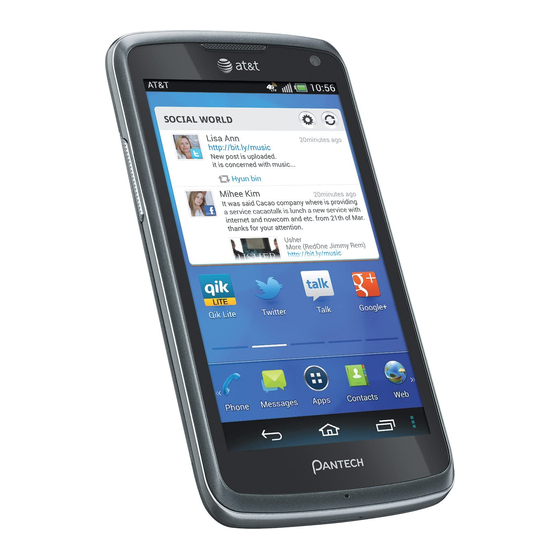 Pantech Flex P8010 User Manual