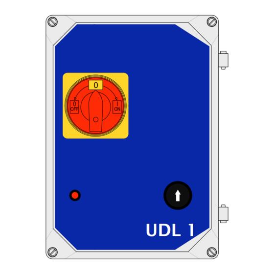 Nice UDL 1 Instructions And Information For Installation And Use